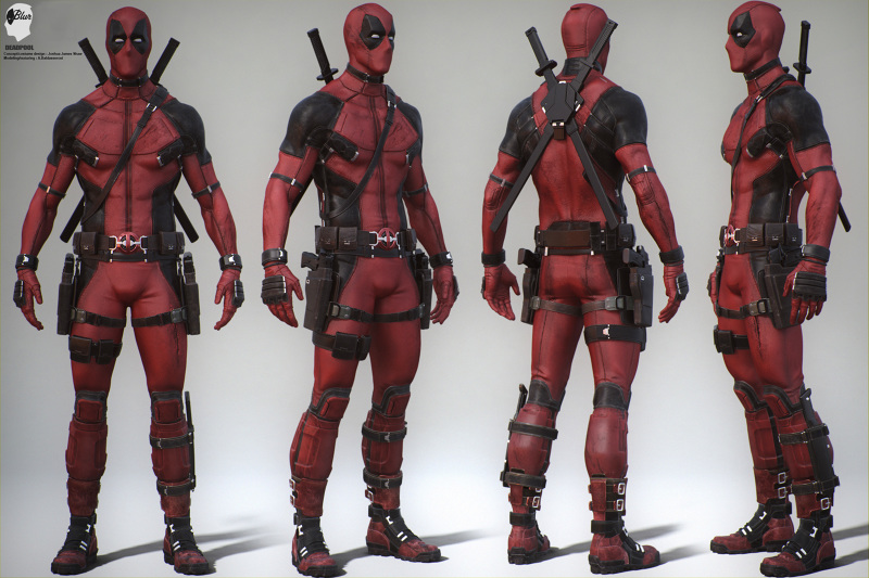 Joshua James Shaw revela artes conceituais feitas para Deadpool
