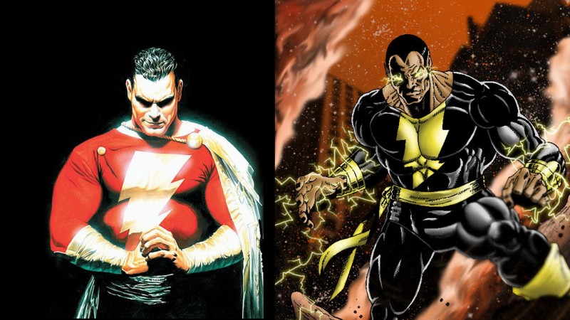 Filme do Shazam estrelado por "The Rock" ainda está com seu roteiro em desenvolvimento