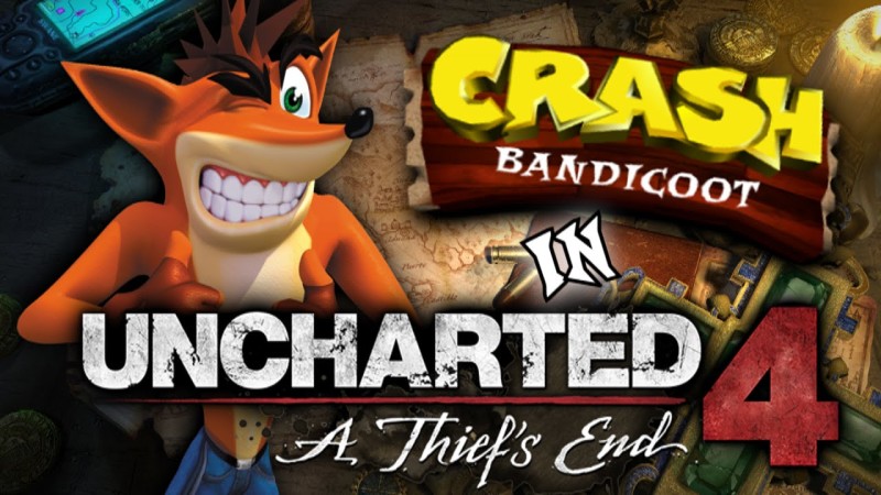 [ATUALIZADO] Uncharted 4 virá com surpresa para os fãs de Crash Bandicoot!