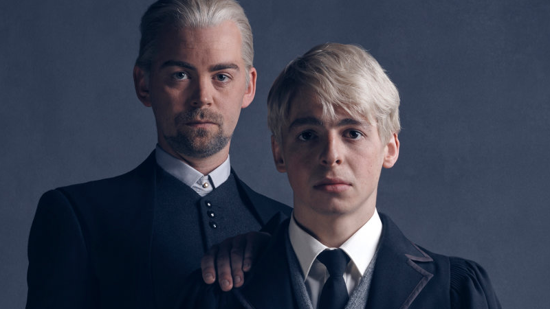 Harry Potter e a Criança Amaldiçoada - Draco Malfoy e seu filho aparecem em novas imagens