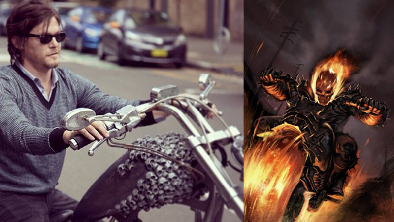 Norman Reedus diz que quer interpretar o Motoqueiro Fantasma