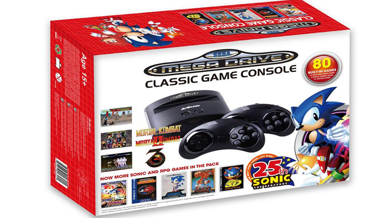 Sega irá relançar o console Mega Drive