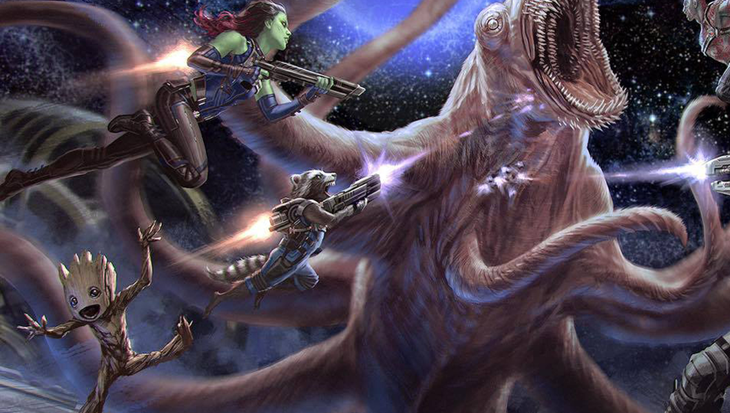 James Gunn revela arte conceitual incrível de Guardiões da Galáxia vol. 2