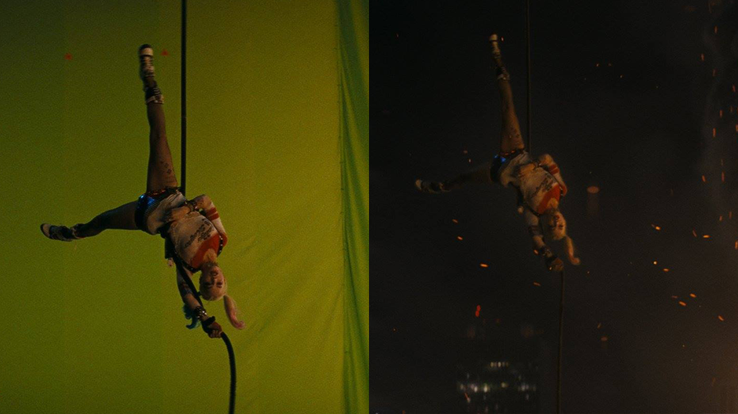 Confira imagens de Esquadrão Suicida antes e depois dos efeitos especiais