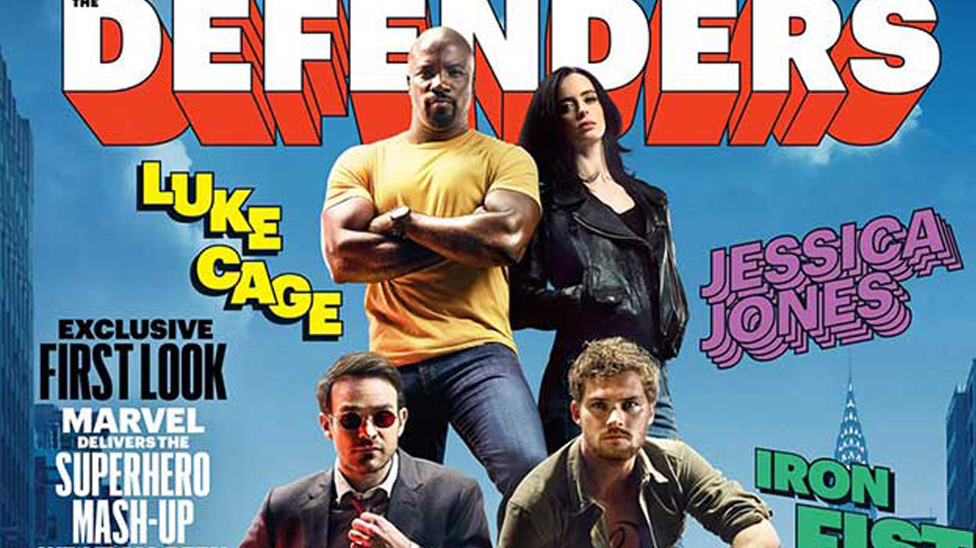 Os Defensores | EW lança capa com os heróis reunidos