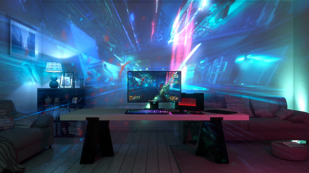 Razer revela os conceitos do Project Ariana, o primeiro sistema de projeção do mundo desenvolvido para games