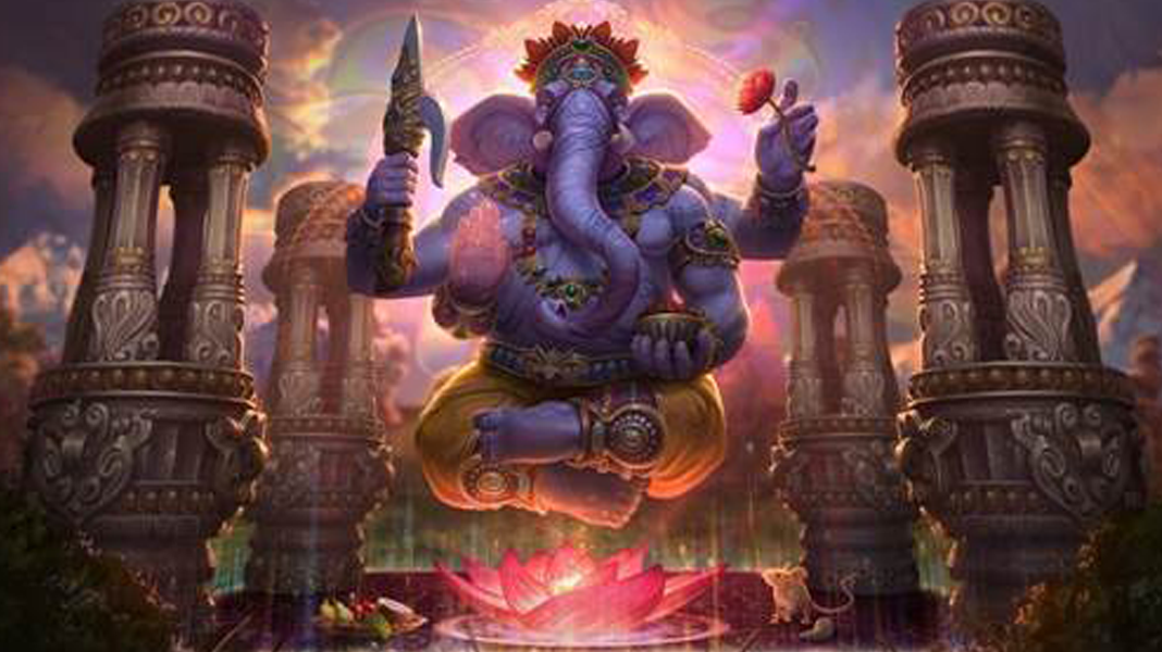 Ganesha, deus do sucesso e um dos mais venerados do hinduísmo, é novo personagem jogável de Smite