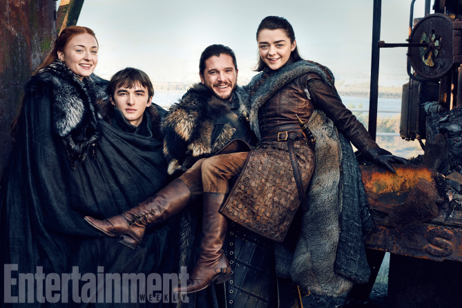 Game Of Thrones | Fotos Exclusivas dos Starks em ensaio para Entertainment Weekly