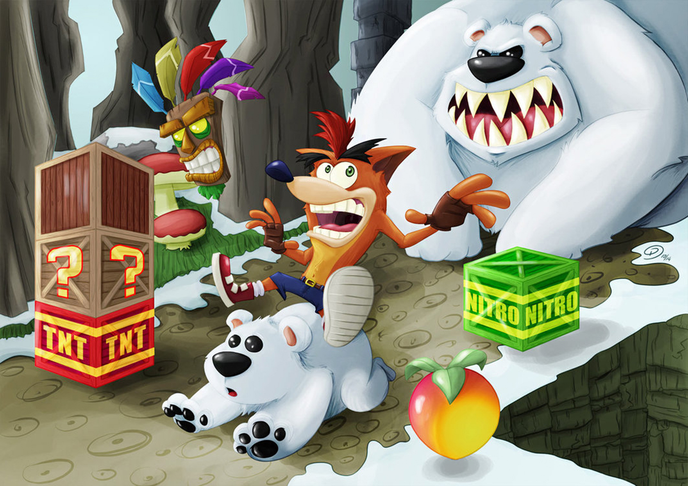 CRASH BANDICOOT | Nova gameplay revela visual remasterizado de Polar