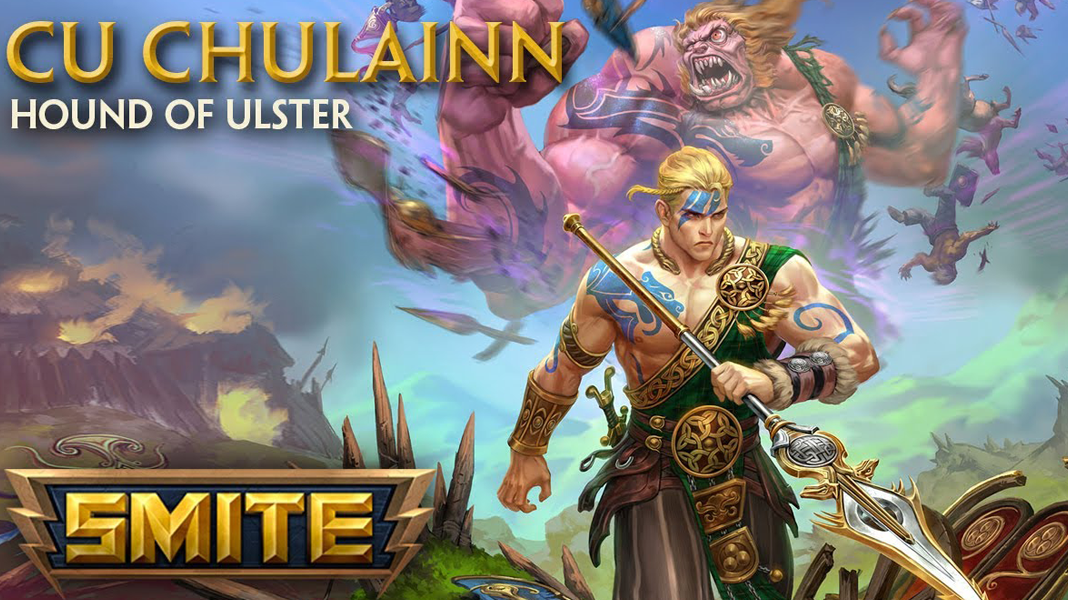 Deus irlandês Cúchulainn chega ao Smite
