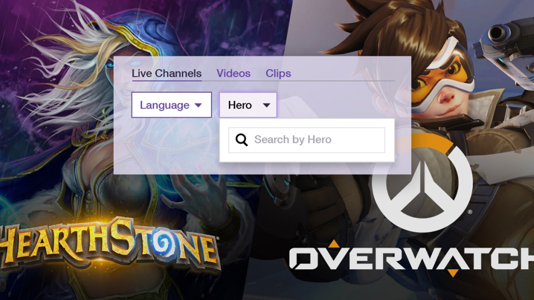 Twitch lança ferramenta de descoberta de conteúdo para Overwatch® e Hearthstone®