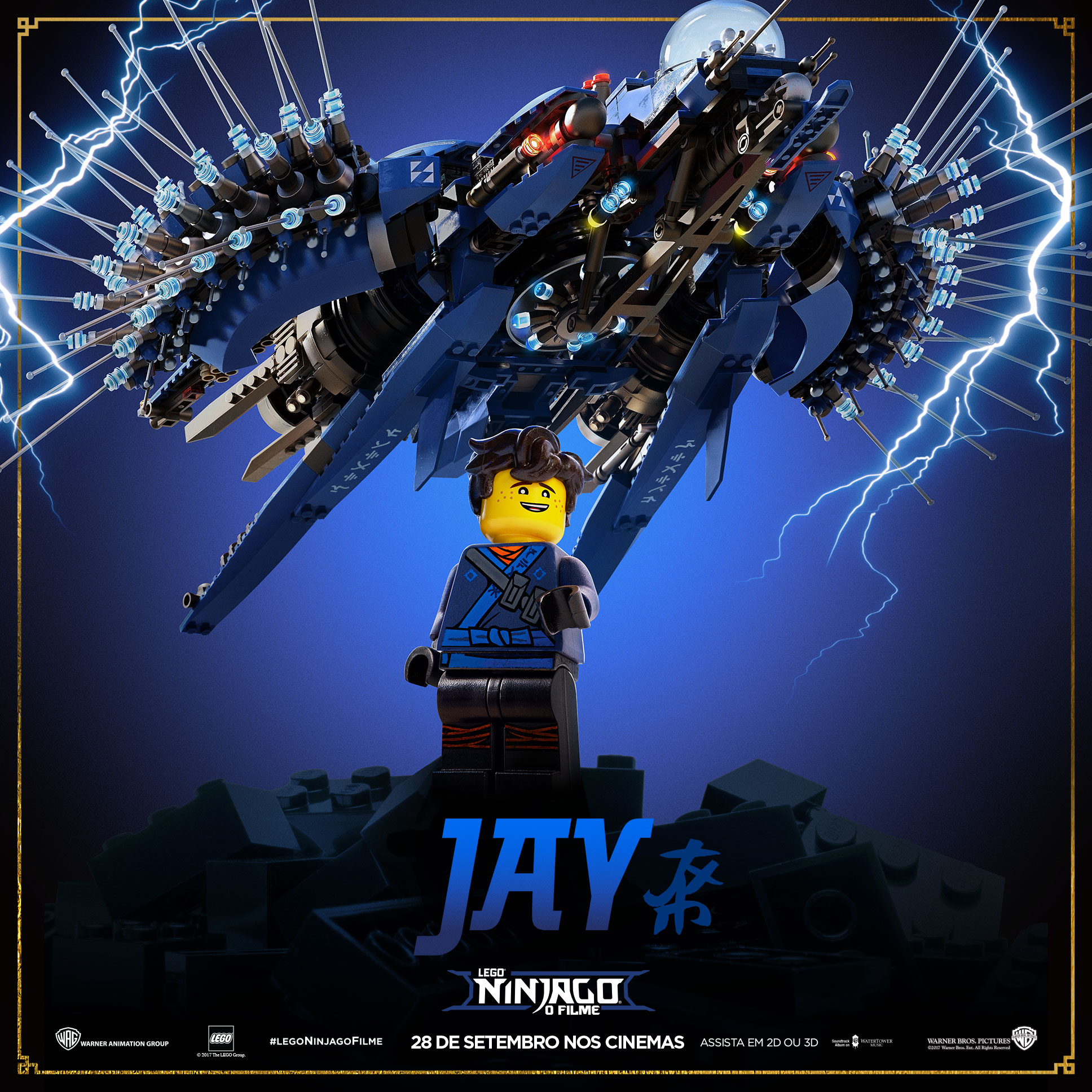 Heróis e robôs de LEGO Ninjago - O Filme ganham novas artes