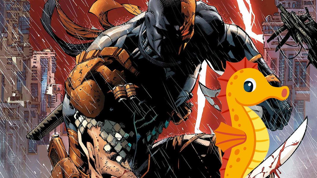 Exterminador cavalga um cavalo-marinho em Metal #4