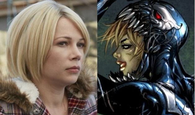 Venom | Michelle Williams sugere que seu papel não envolve CGI