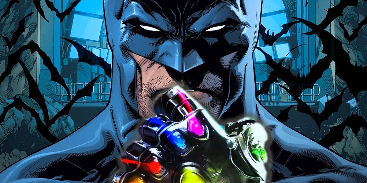 DC Metal | Batman cria uma Manopla do Infinito feita de Kryptonita