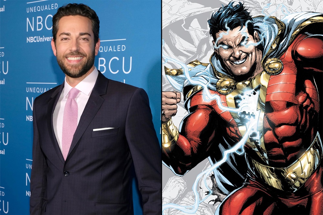 Shazam | Zachary Levi está iniciando sua parte na produção!