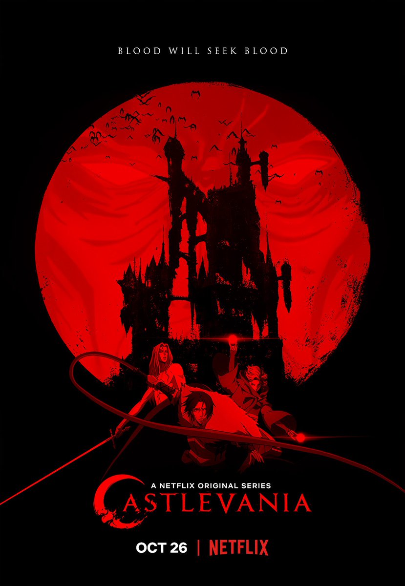 Castlevania | Alucard, Trevor e Sypha são destaques em novo pôster da segunda temporada