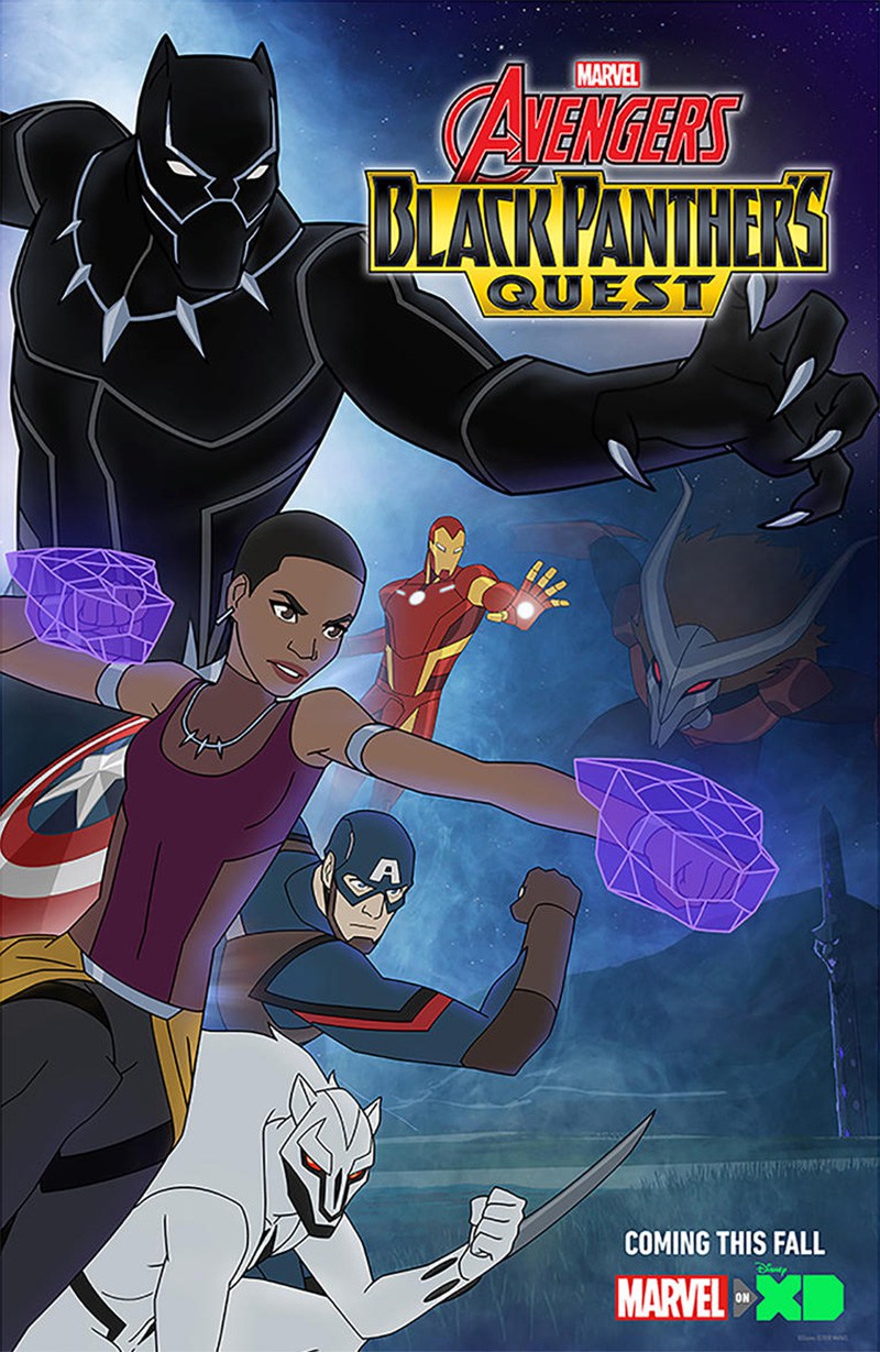Pantera Negra | Herói entra em ação em trailer e pôster da série animada