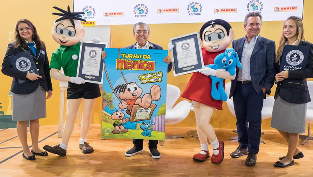 Turma da Mônica entra para o Guinness com recorde de maior Gibi do mundo