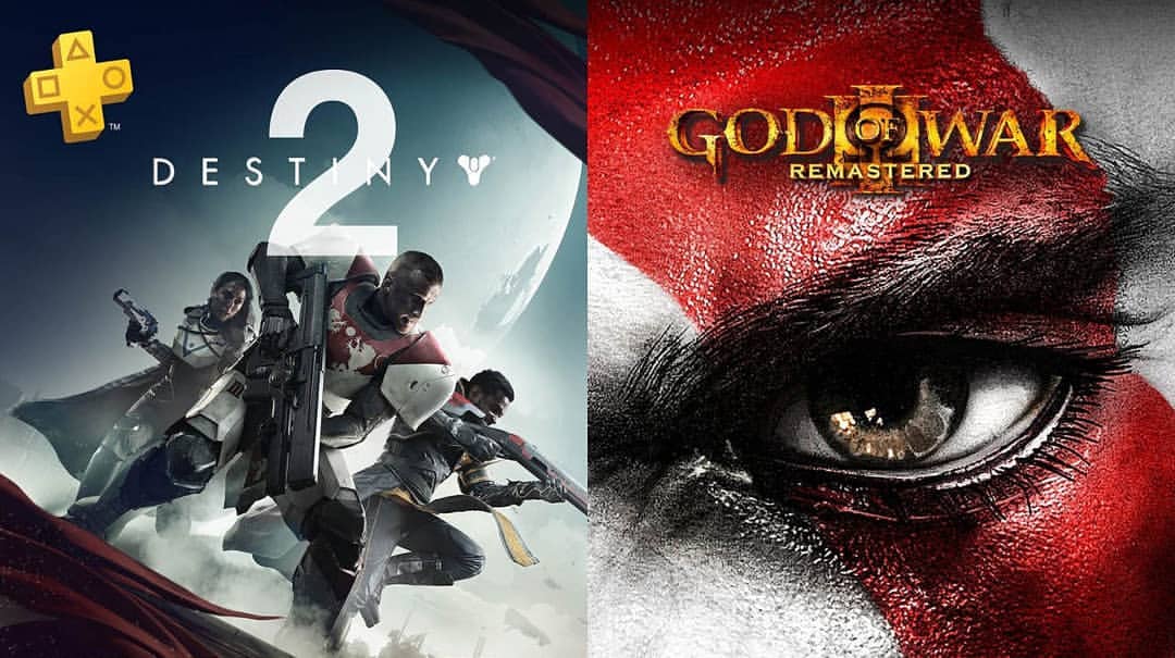 Destiny 2 e God of War 3 remasterizado estarão de graça em setembro na PS Plus!