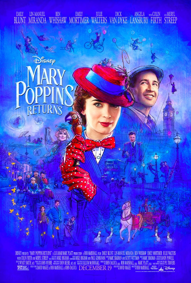 O Retorno de Mary Poppins | Emily Blunt surge das nuvens no primeiro trailer completo do filme