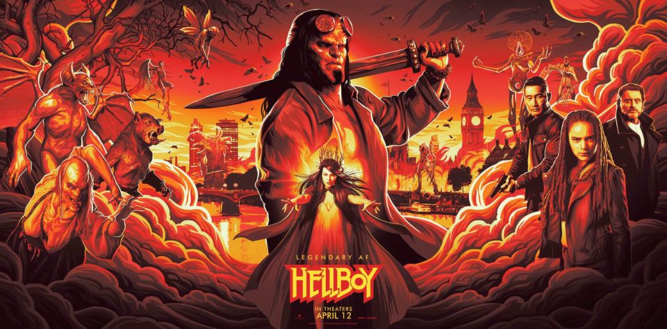 Hellboy | Primeiro banner do filme revela o visual de Milla Jovovich como a Rainha de Sangue