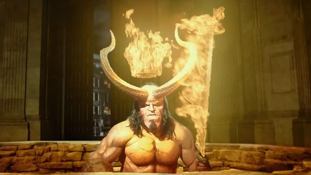 Hellboy | O Demônio aparece com espada flamejante em trailer de seu novo filme