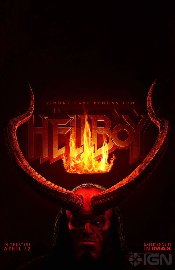 Hellboy | Novo pôster anuncia a data de estreia do primeiro trailer do filme