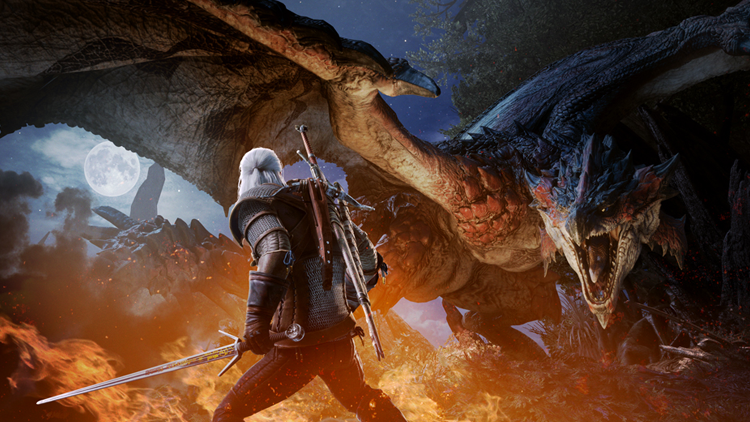 The Witcher terá crossover com Monster Hunter: World