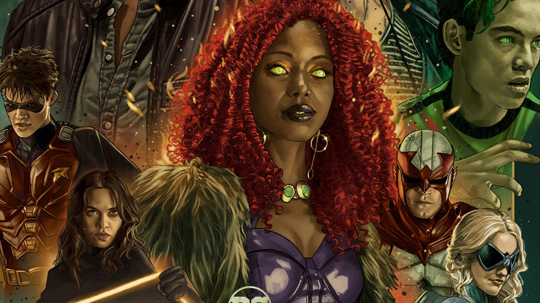 Titãs | Pôster da San Diego Comic-Con mostra Ravena com rubi em sua testa!