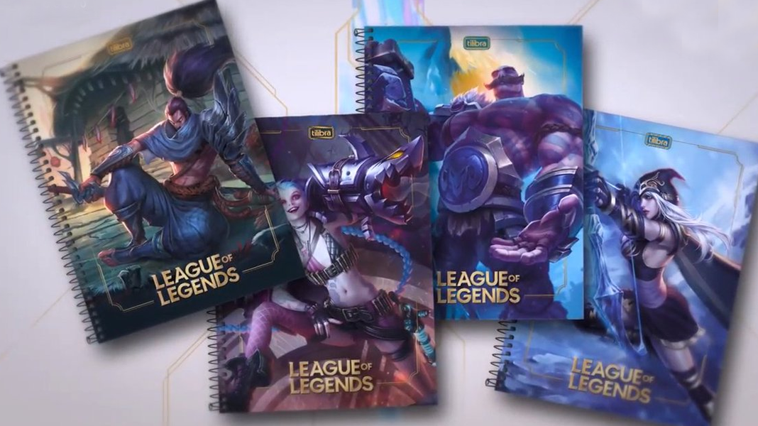 League of Legends | Tilibra lança linha de cadernos inspirada em personagens do jogo!