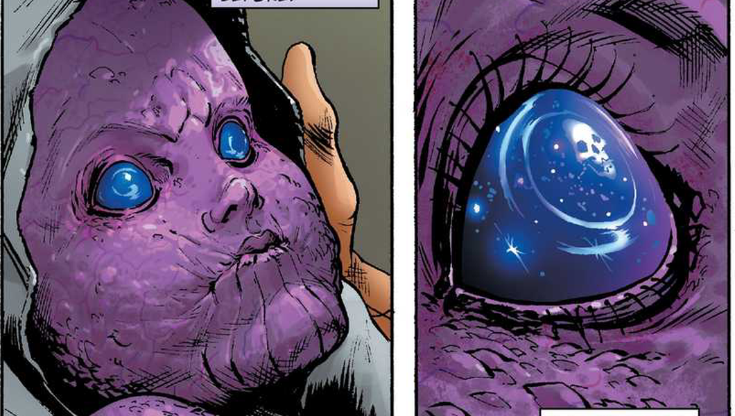 Vingadores: Ultimato | Arte conceitual descartada mostra o bebê Thanos