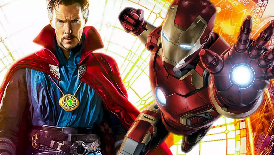 Vingadores: Ultimato | Arte conceitual mostra Doutor Estranho com armadura do Homem de Ferro