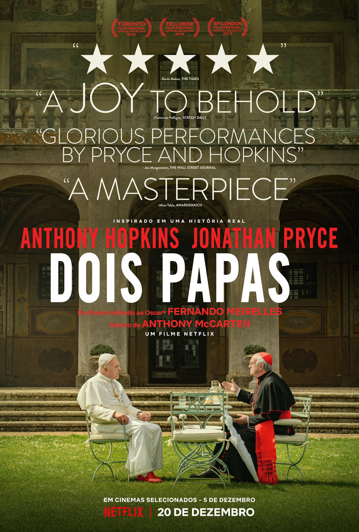 Dois Papas | Netflix libera trailer do filme com Jonathan Pryce e Anthony Hopkins