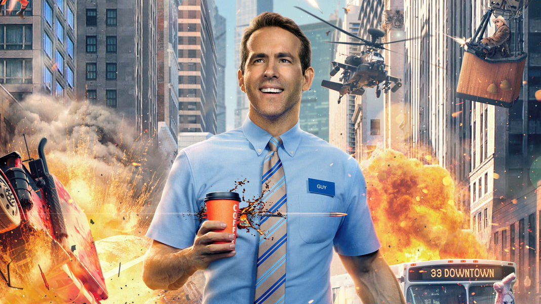 Ryan Reynolds é um personagem de videogame no primeiro trailer de Free Guy: Assumindo o Controle