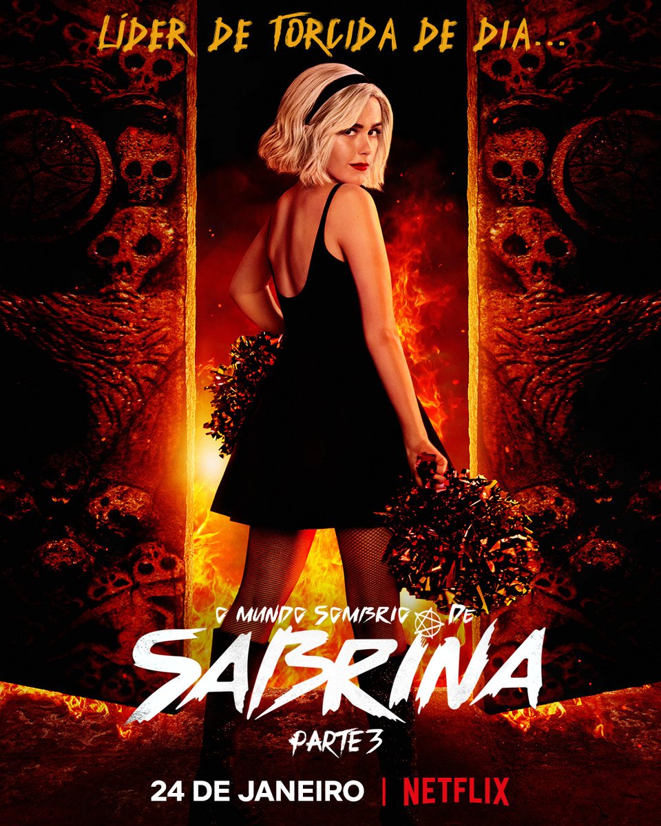Sabrina estrela clipe em preparação para atravessar os portões do inferno