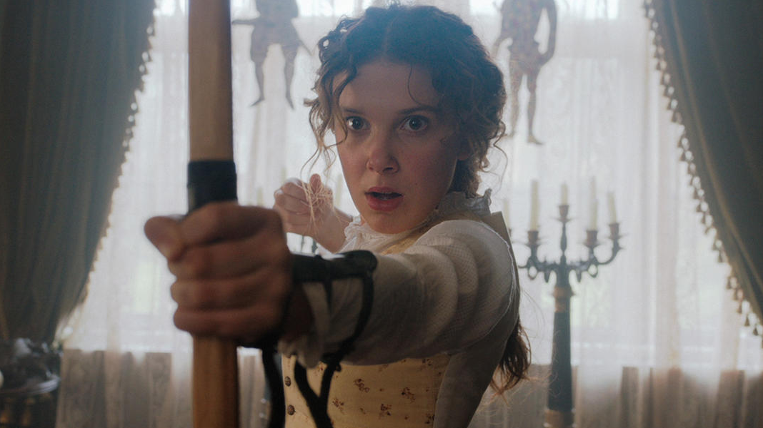 Enola Holmes ganha primeiras imagens com Millie Bobby Brown e Henry Cavill