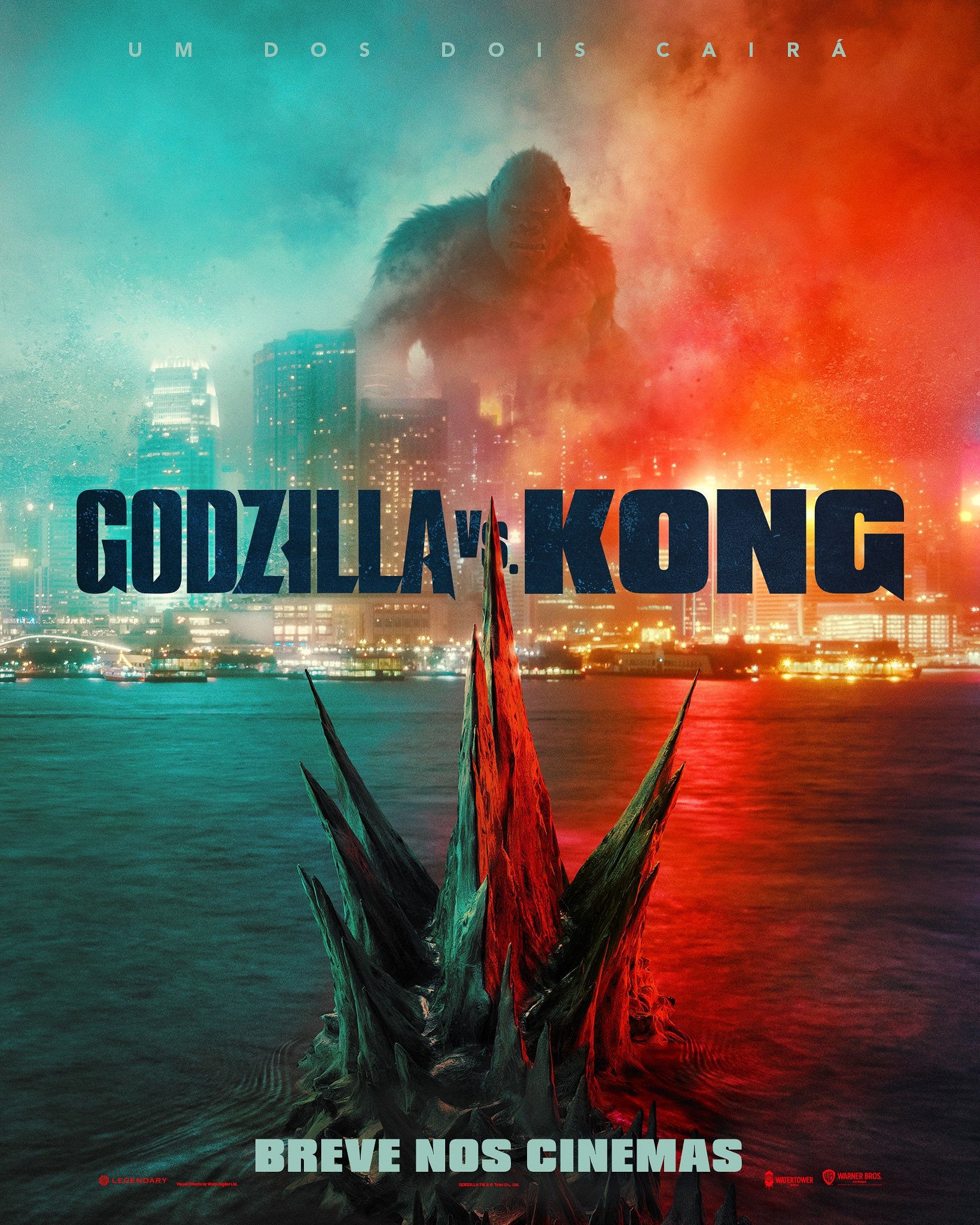 Godzilla e Kong brigam feio no primeiro trailer incrível do filme