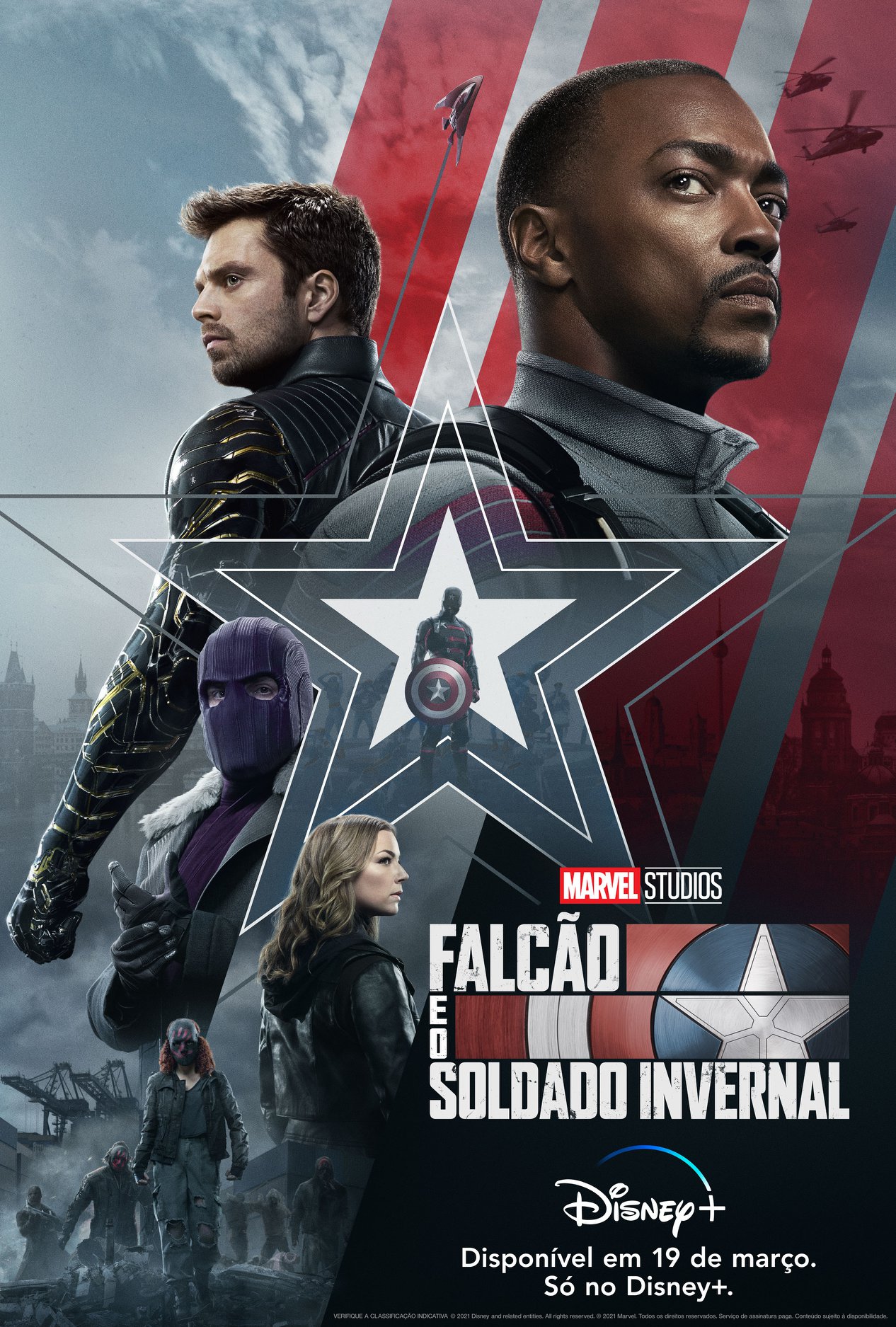 Falcão e o Soldado Invernal ganha novo trailer eletrizante