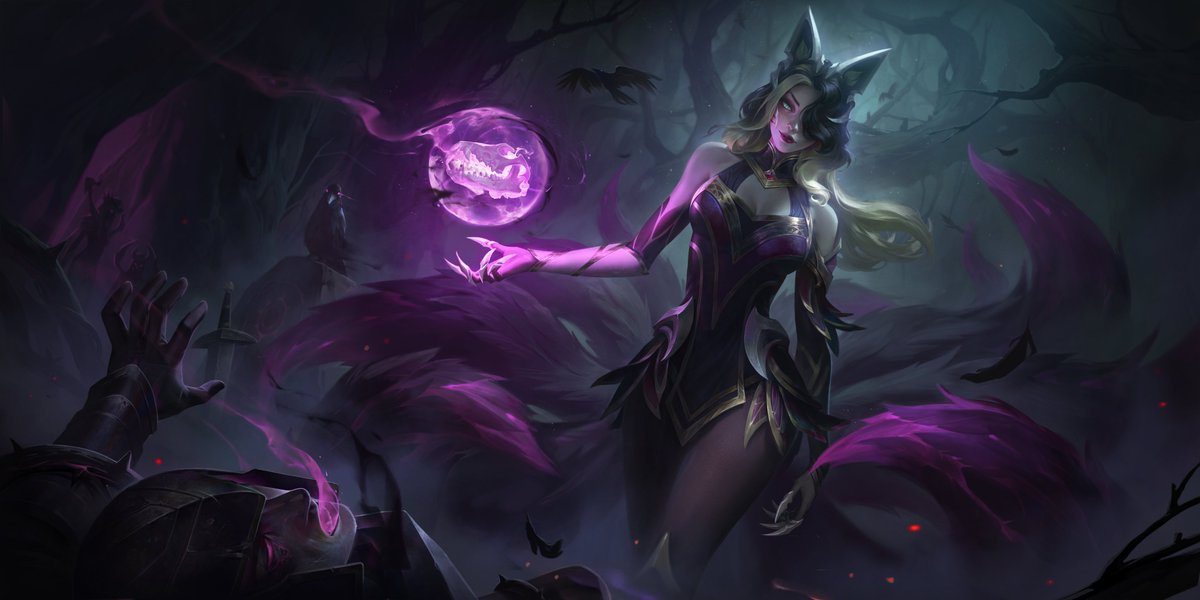 League of Legends anuncia skins Congregação das Bruxas para Ahri, Ashe e outros