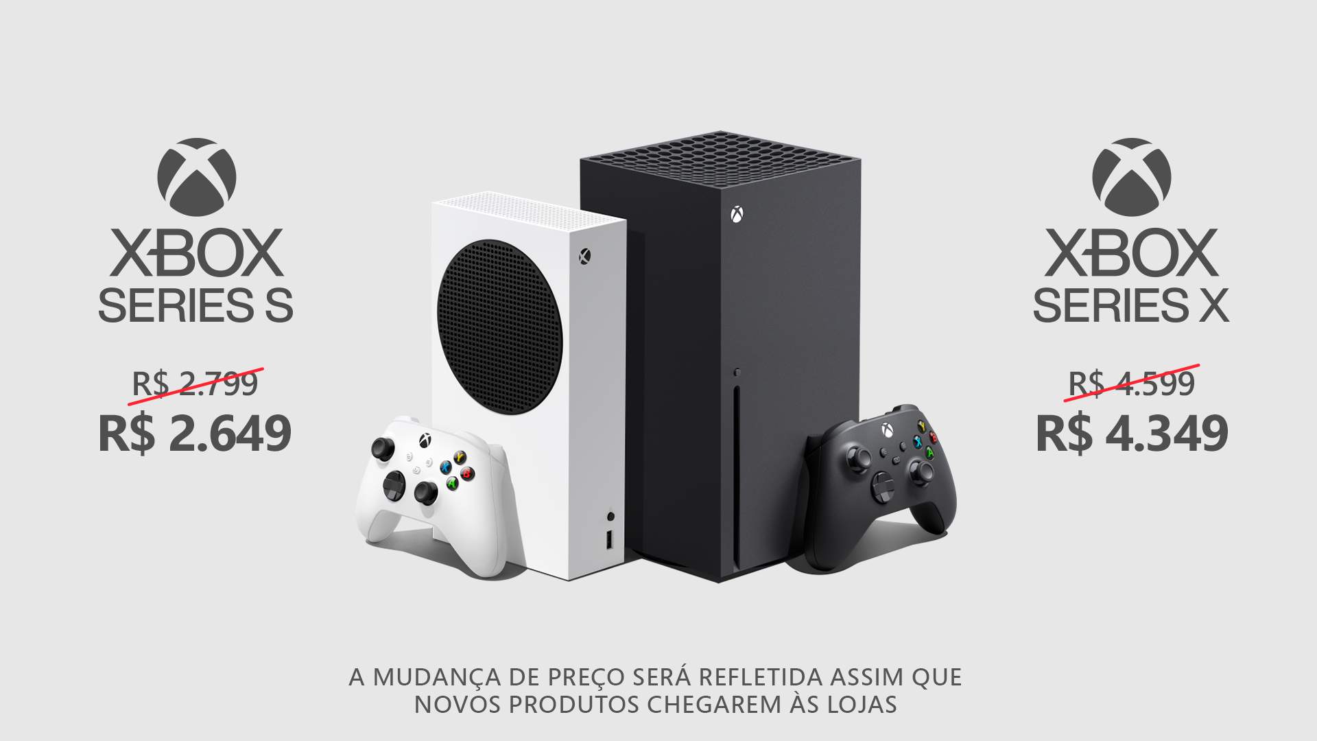Microsoft anuncia redução de preços do Xbox Series X|S e seus acessórios no Brasil