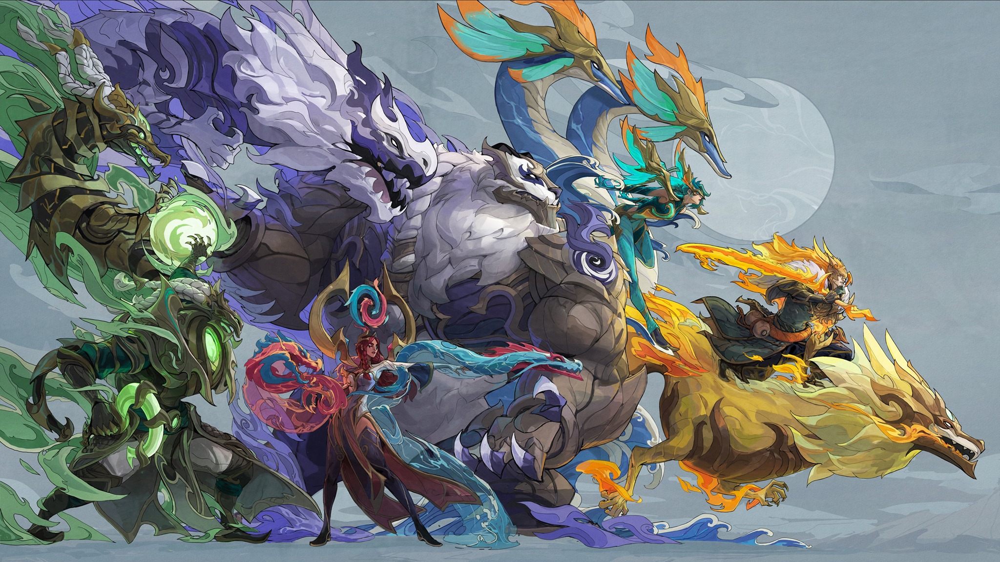 League of Legends revela novas skins da linha Dracônica e Vitoriosa 2021