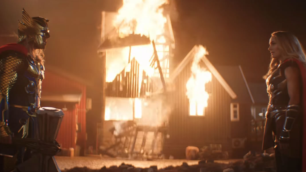Thor e Jane Foster encaram o Carniceiro dos Deuses no trailer de Thor: Amor e Trovão