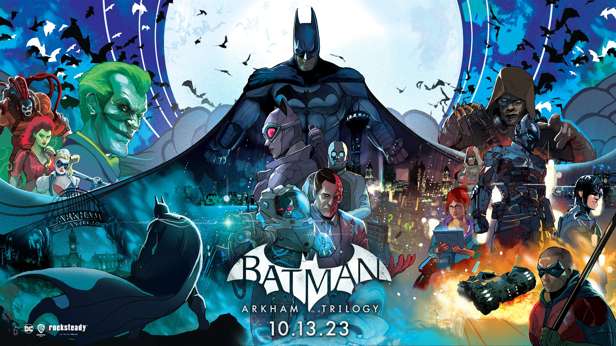 Batman: Arkham Trilogy chega em outubro no Nintendo Switch