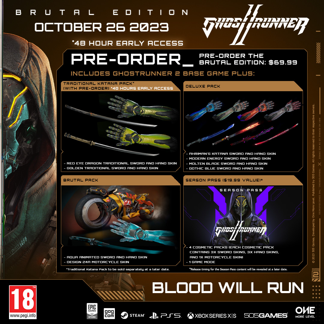 Versão Brutal de Ghostrunner 2