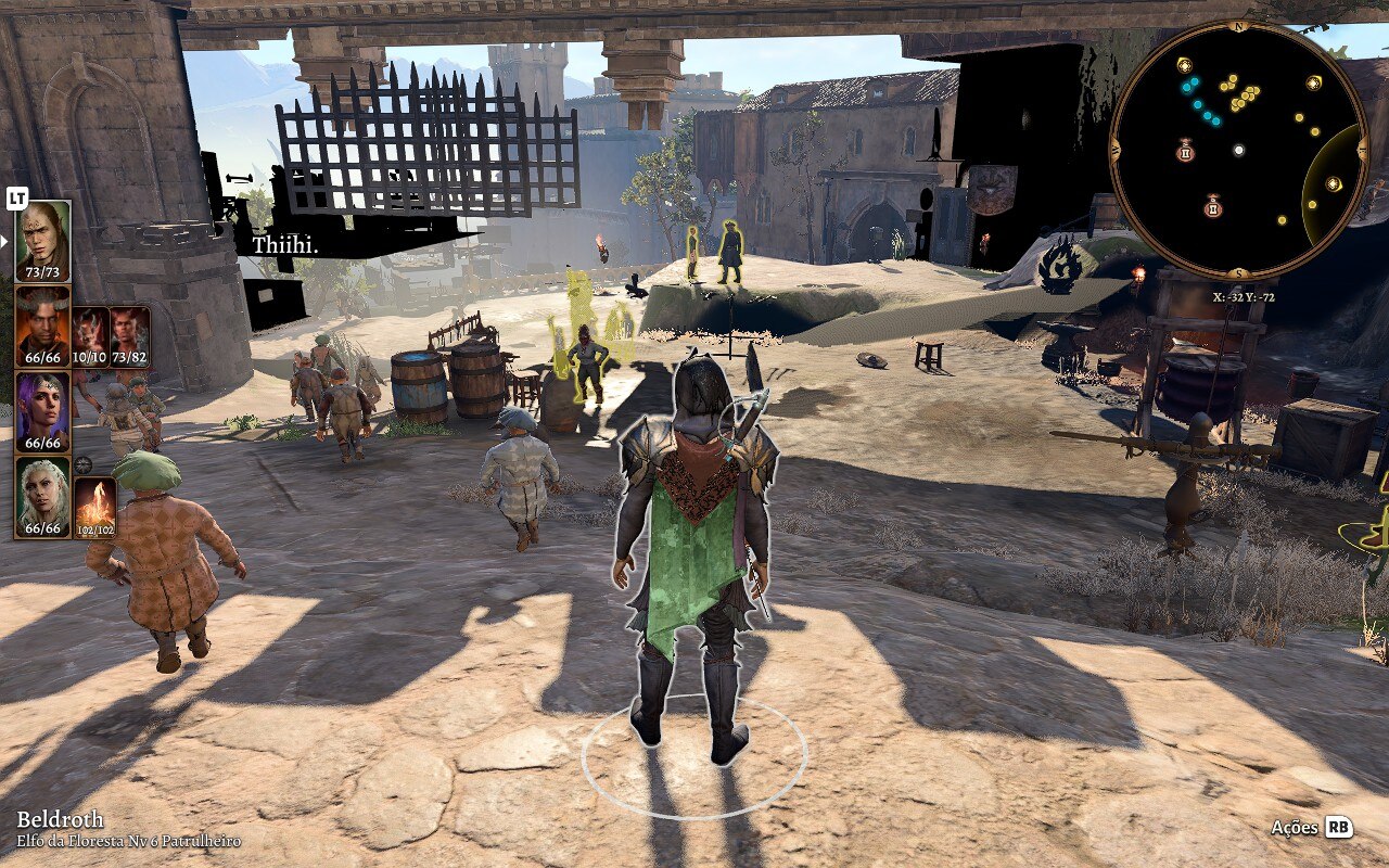 Bug que ocorreu durante o Ato 3, onde metade da cidade sumiu!