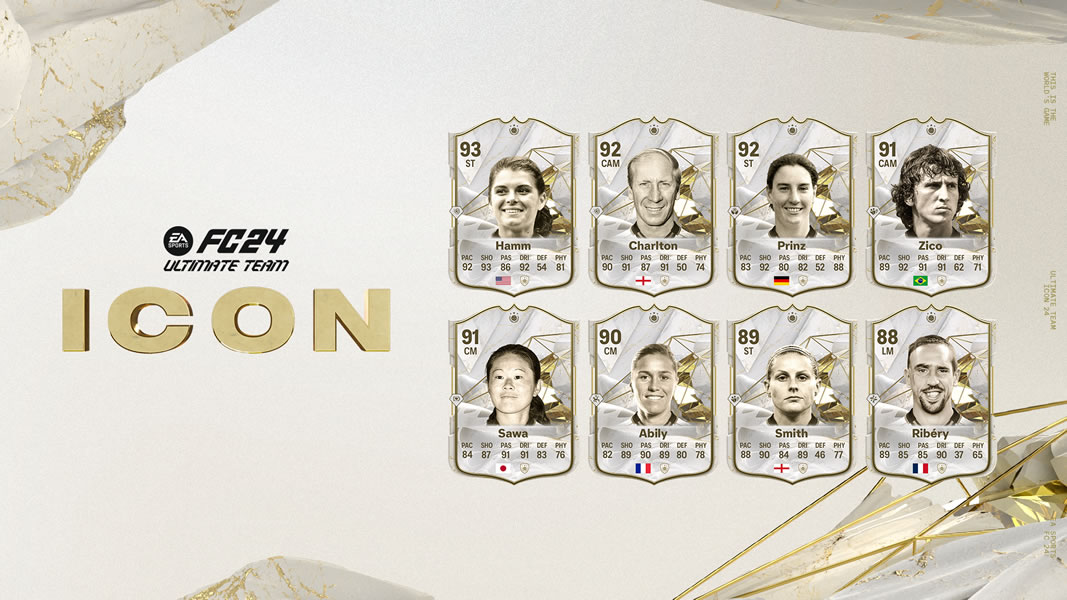 Conheça os ídolos masculinos e femininos do EA Sports FC 24