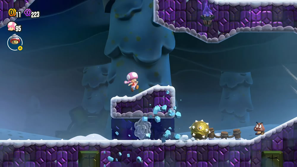 Toadette pulando