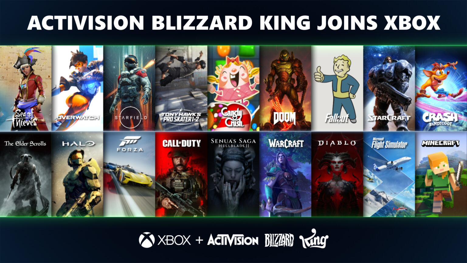 FINALMENTE! Activision Blizzard é oficialmente parte da Xbox