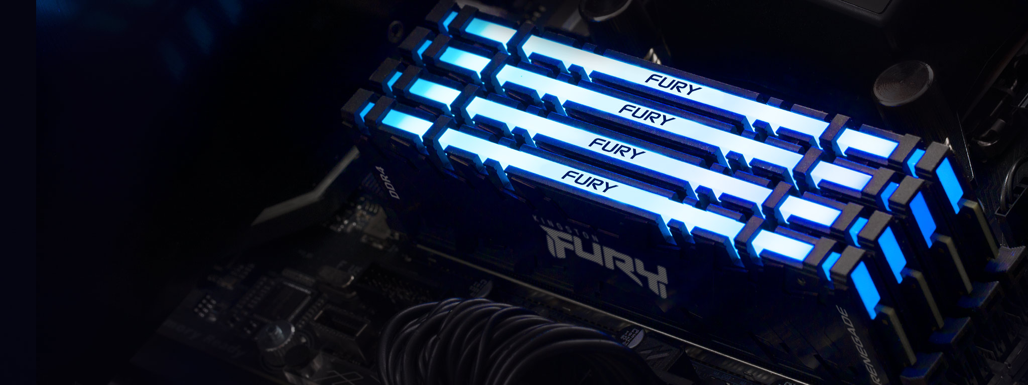 Kingston FURY Renegade e Kingston FURY Beast apresentam novo visual